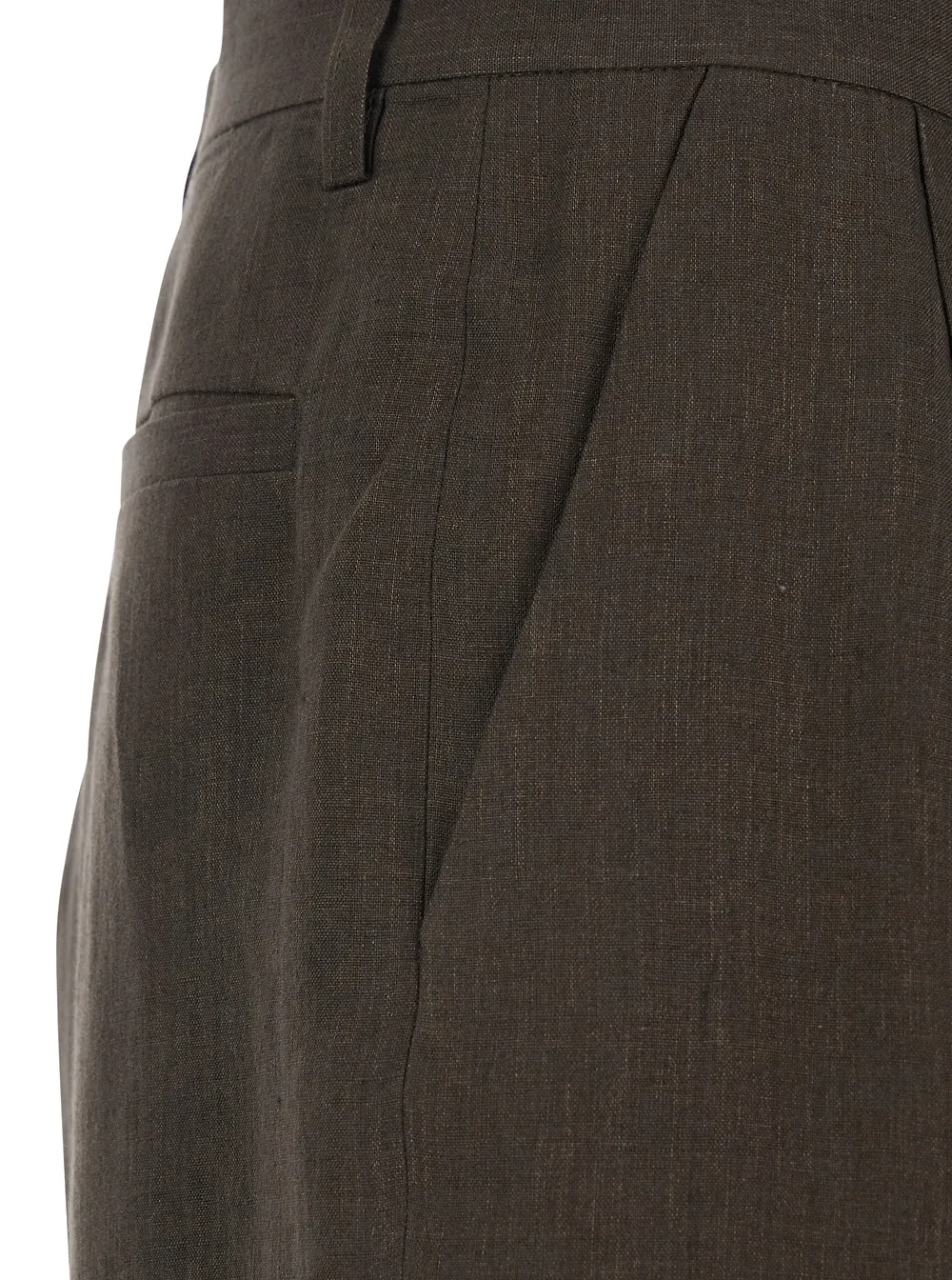 Erl Wide-Leg Linen Pants