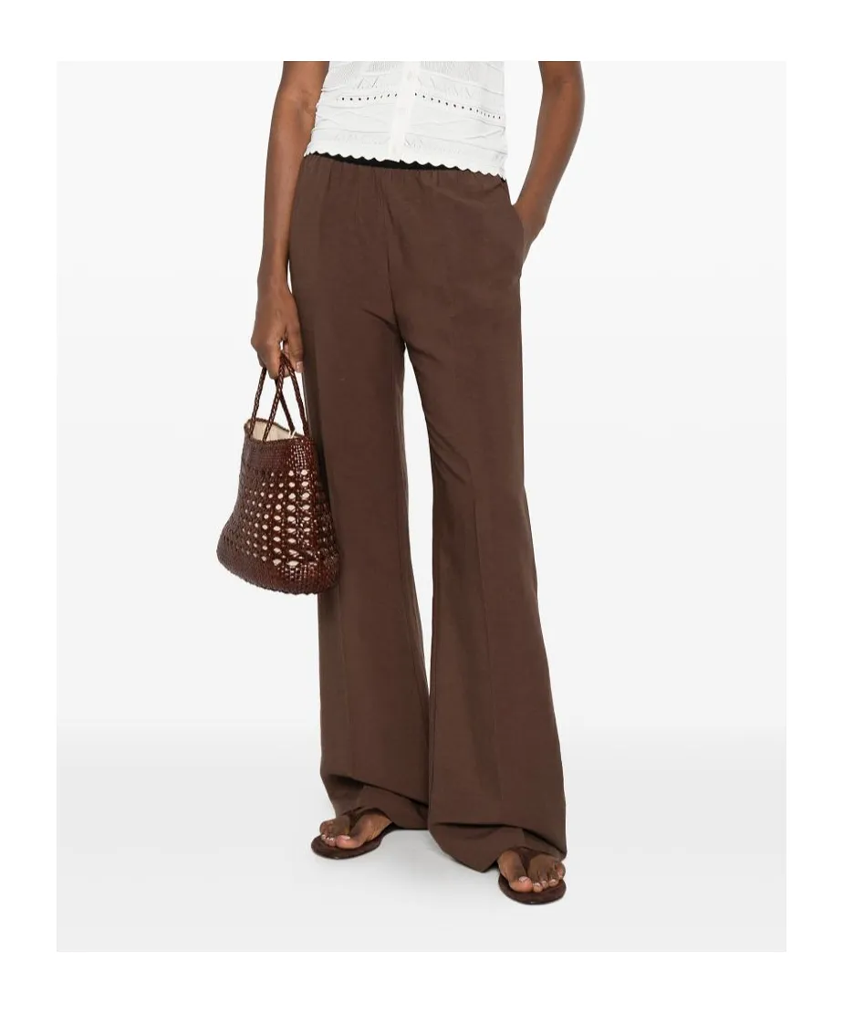 Elastic Waist Casual Pants