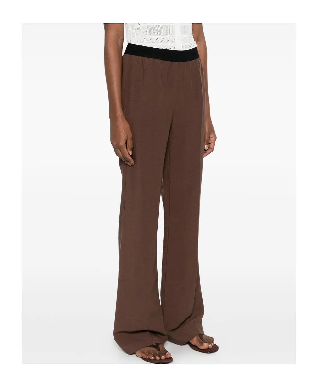 Elastic Waist Casual Pants