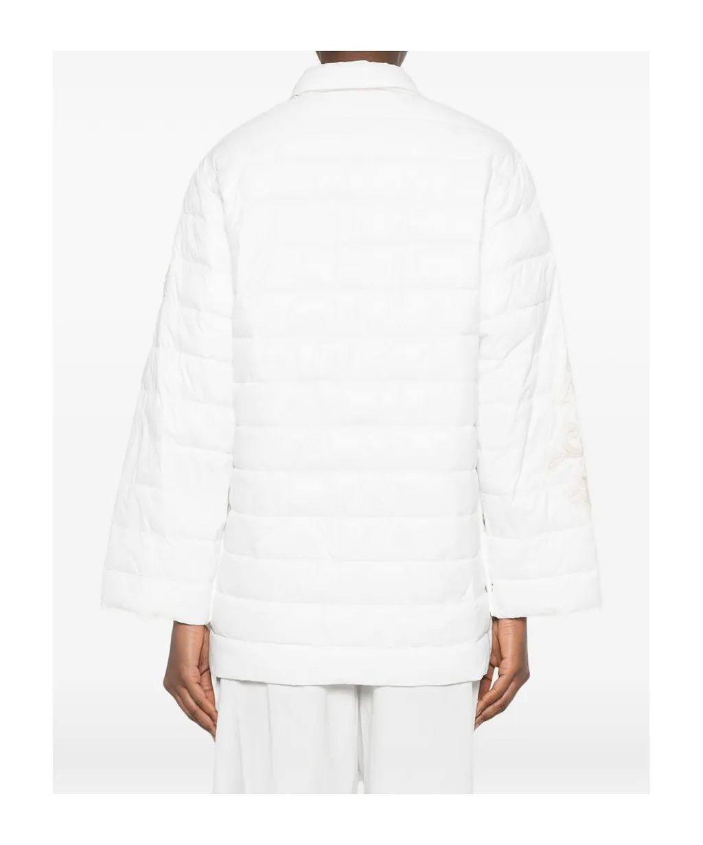 Embroidered Quilted Coat