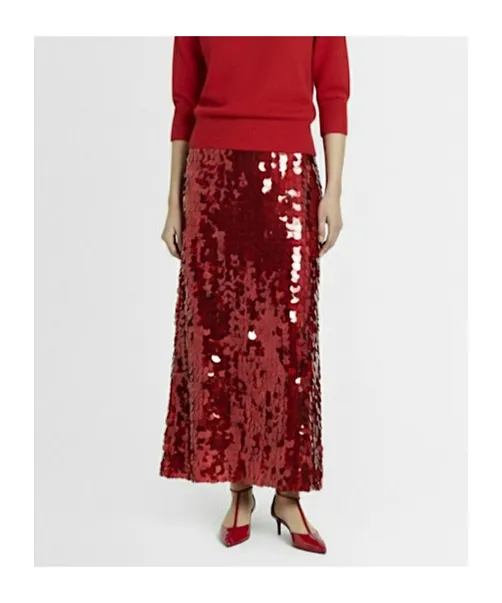 Sequined Long Skirt