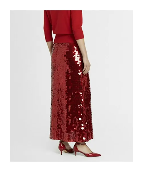 Sequined Long Skirt