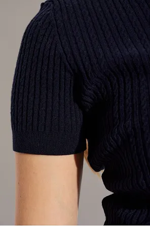 Frame Short Sleeve Crewneck Top