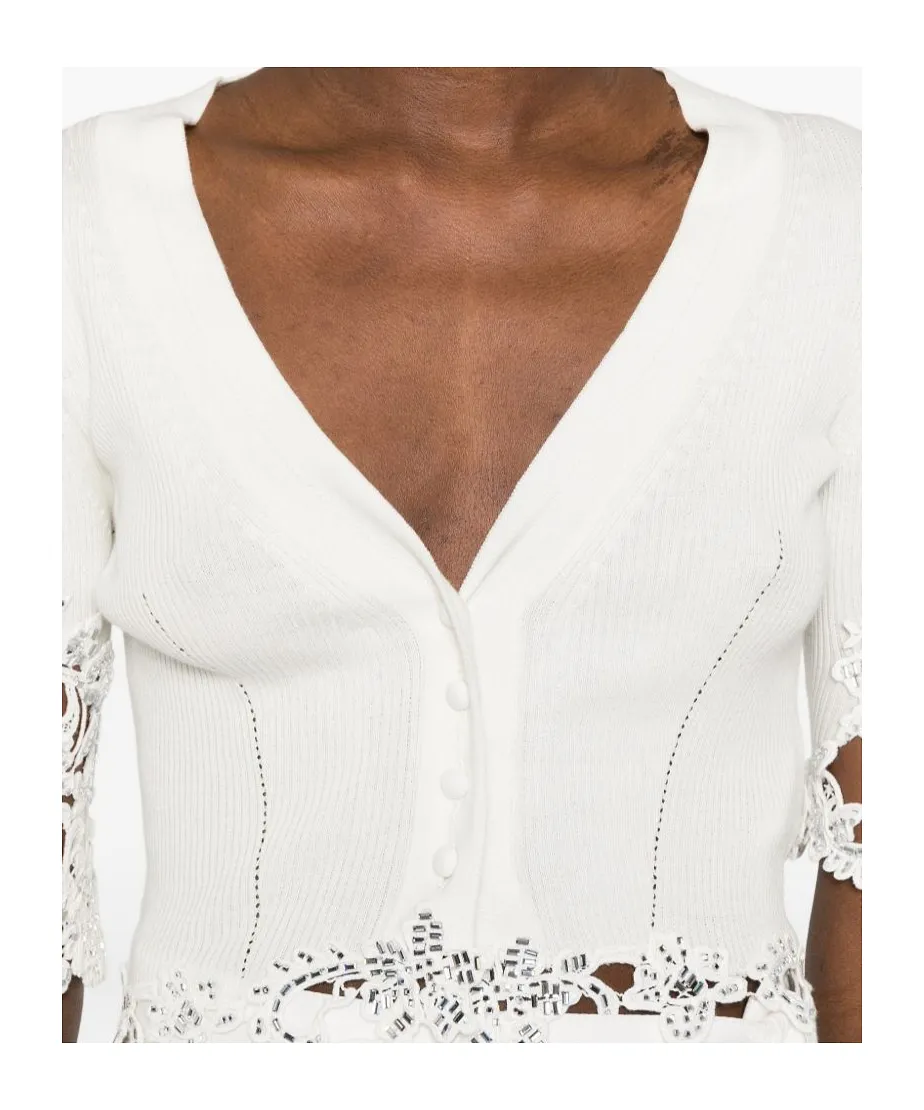 Lace Cotton Cardigan