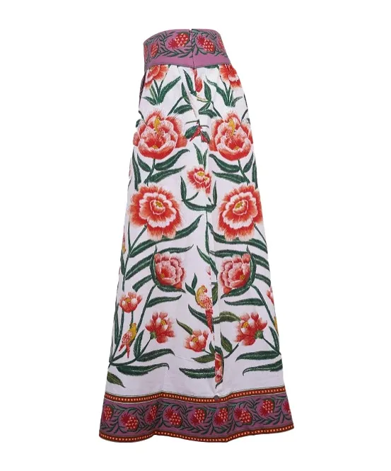 Farm Rio Floral Pattern Skirt