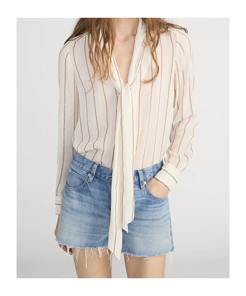 Striped Long-Sleeved Shirt