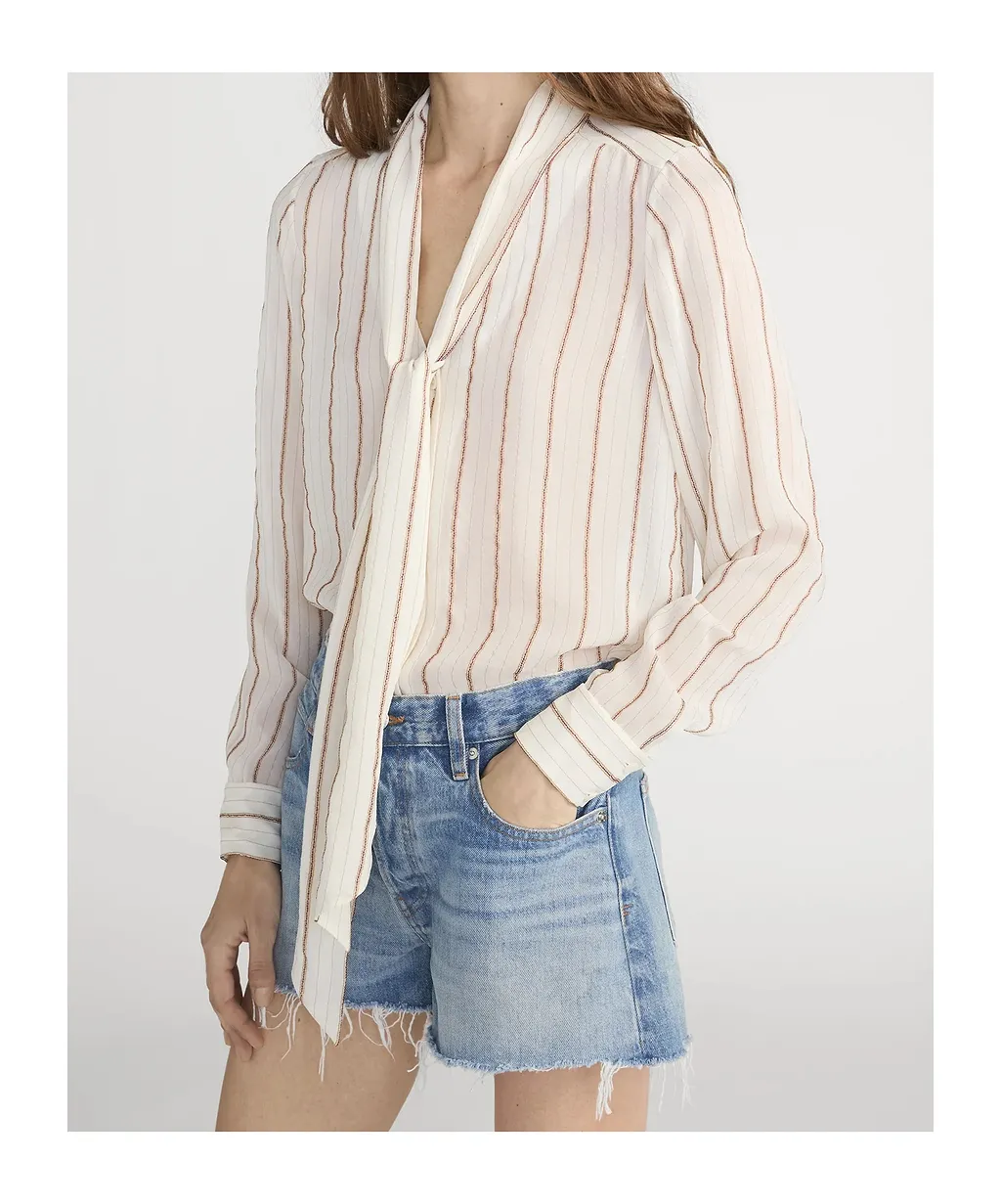 Striped Long-Sleeved Shirt