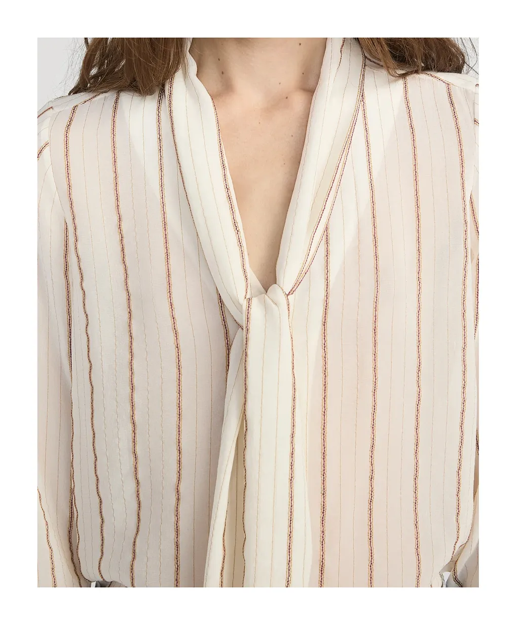 Striped Long-Sleeved Shirt