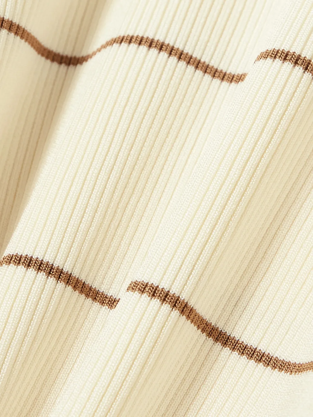 Striped Ribbed T-Shirt