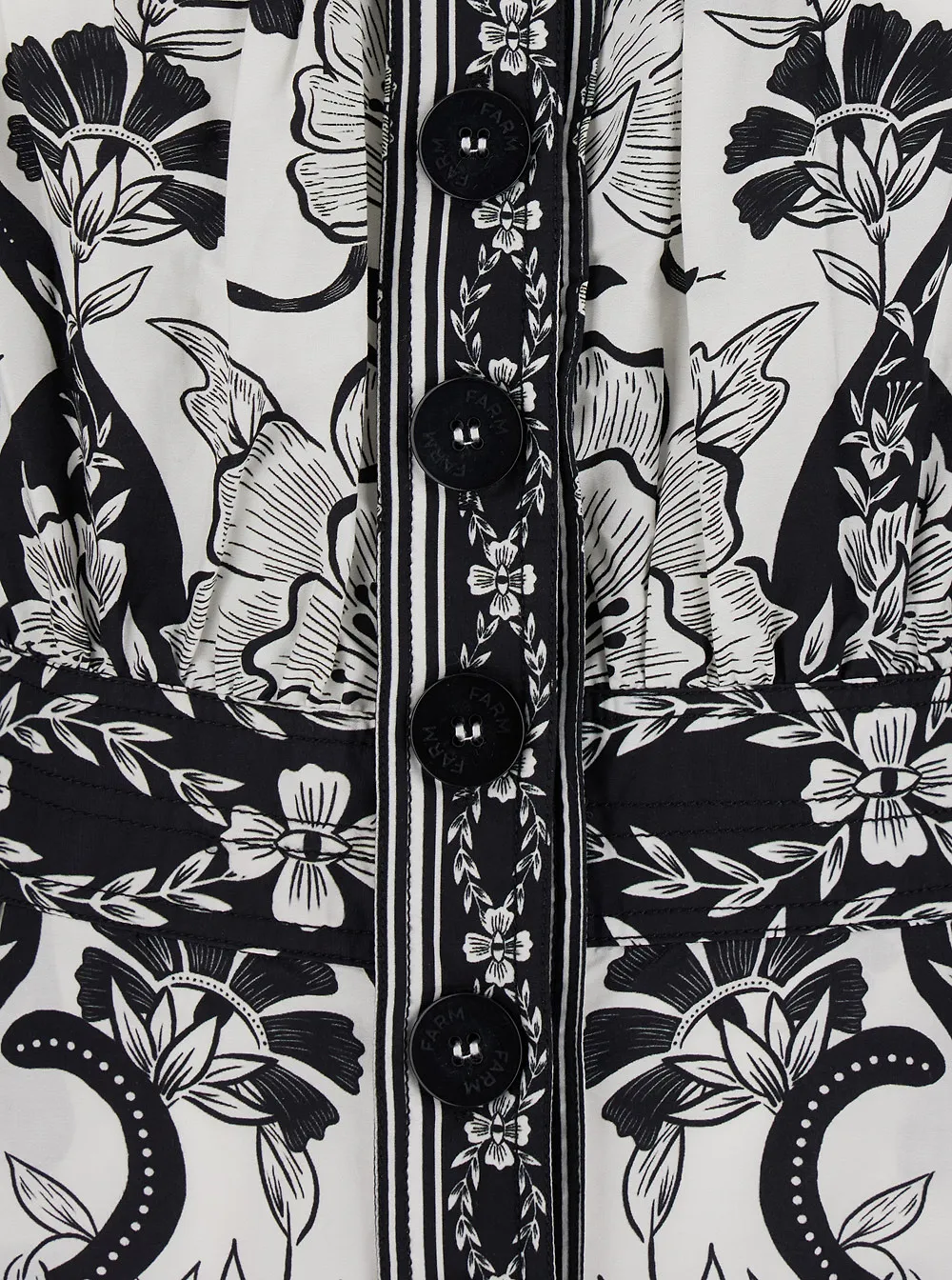 Farm Rio Floral Shirt Dress
