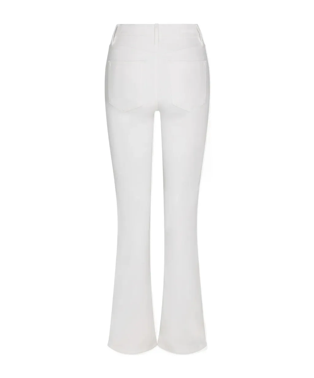 Super Stretch Denim Mid Rise | Flare Full Length