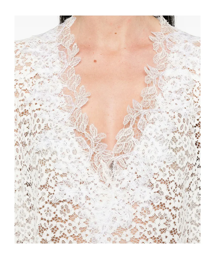 Lace V-Neck Dress