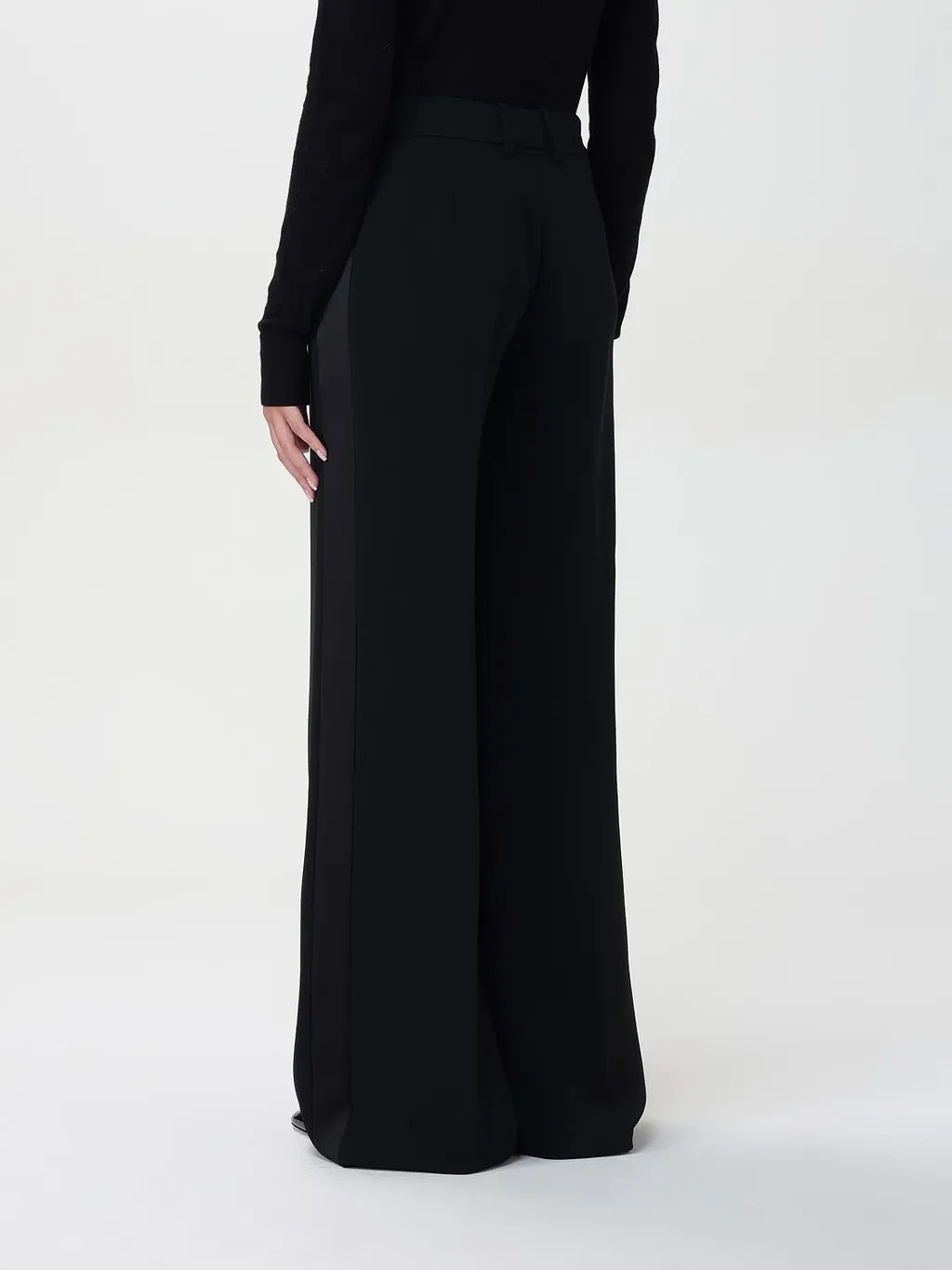 Wide-Leg Tailored Trousers