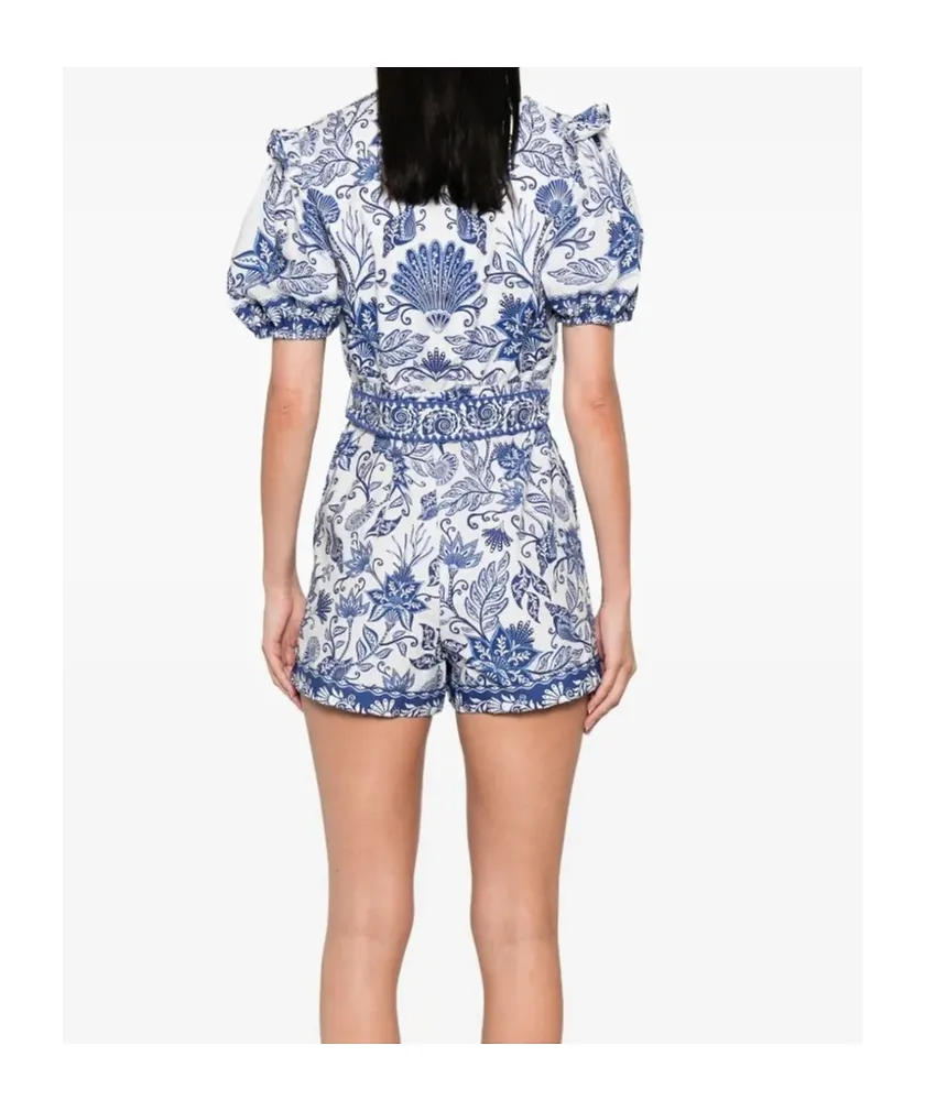 Short-Sleeved Jumpsuit