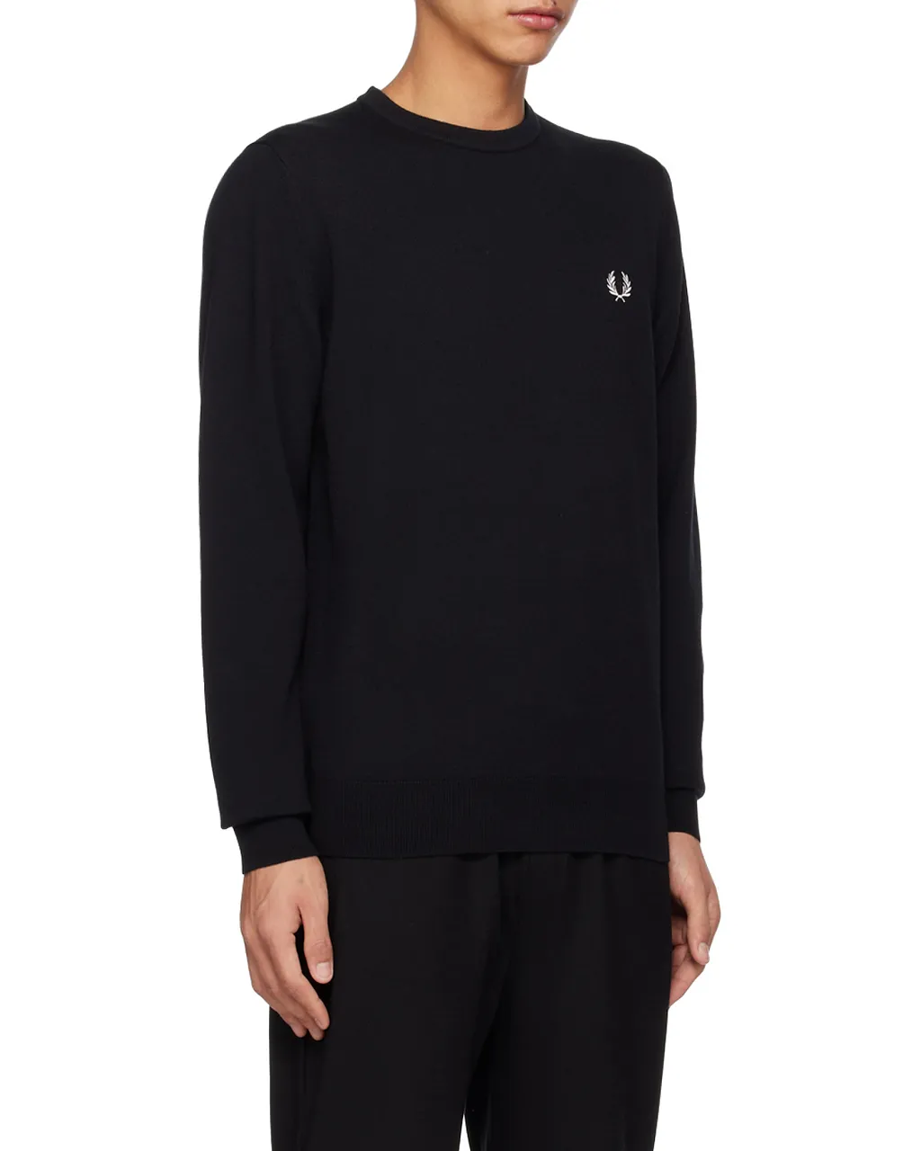 Logo-Embroidered Knitted Jumper