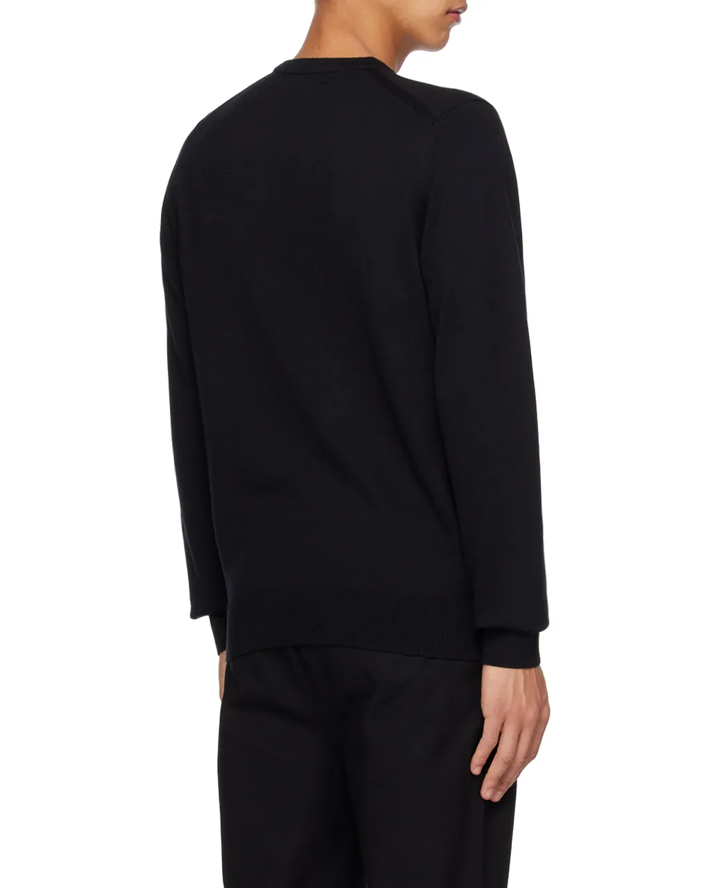 Logo-Embroidered Knitted Jumper