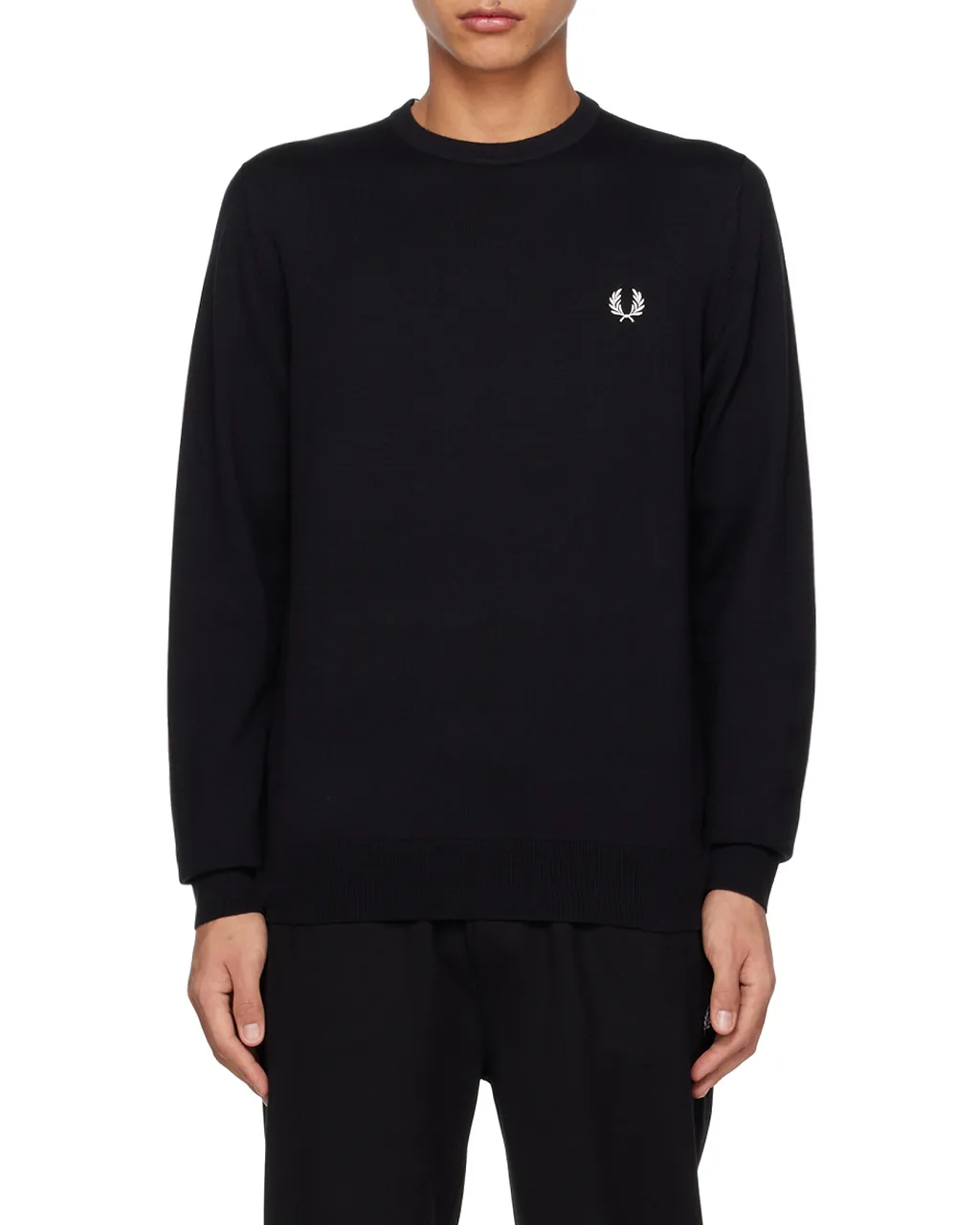 Logo-Embroidered Knitted Jumper