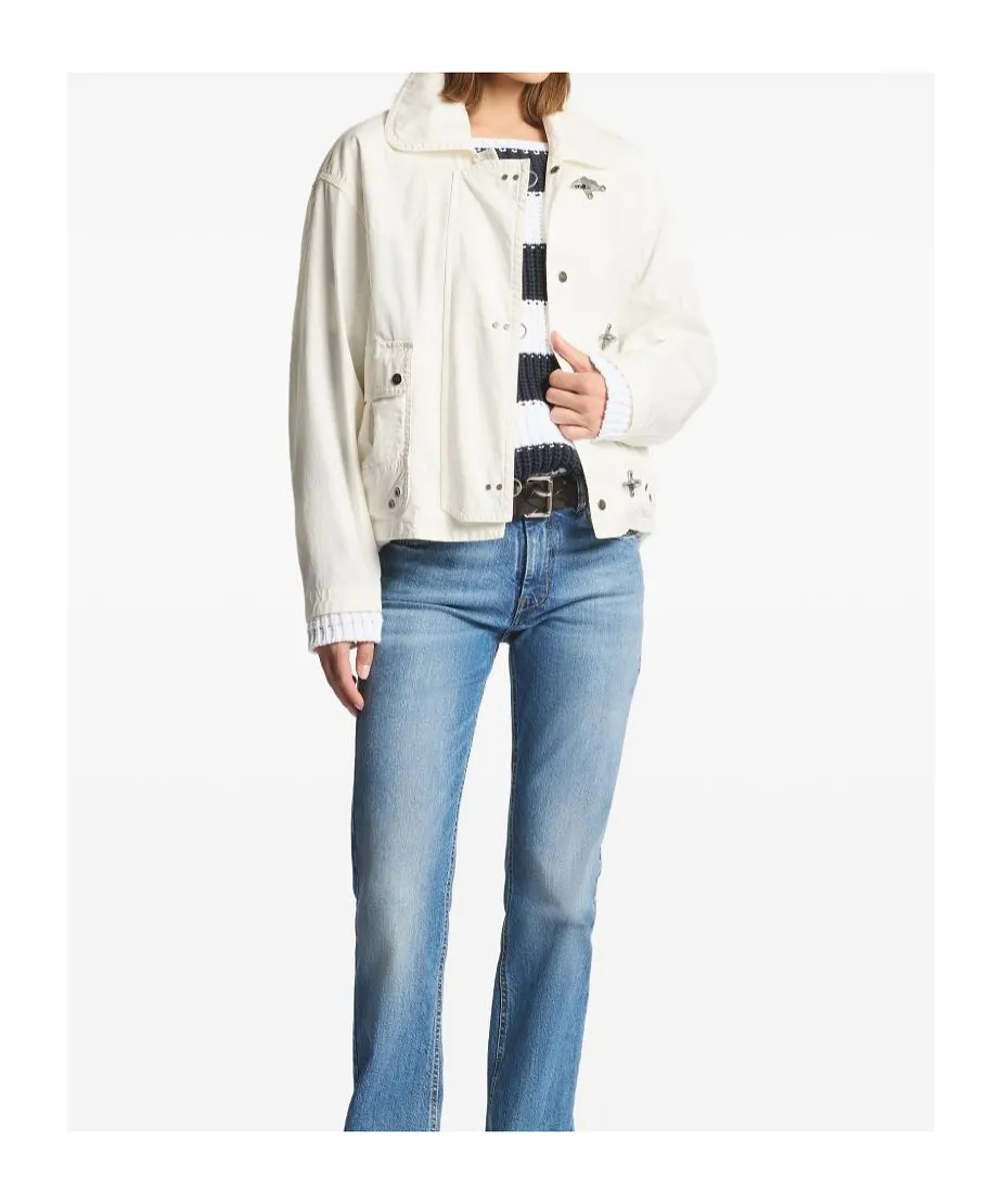 Fay Cropped Technical Jacket