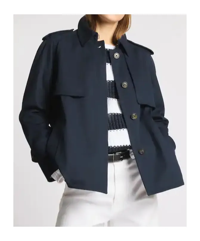 Fay Cape-Style Short Jacket