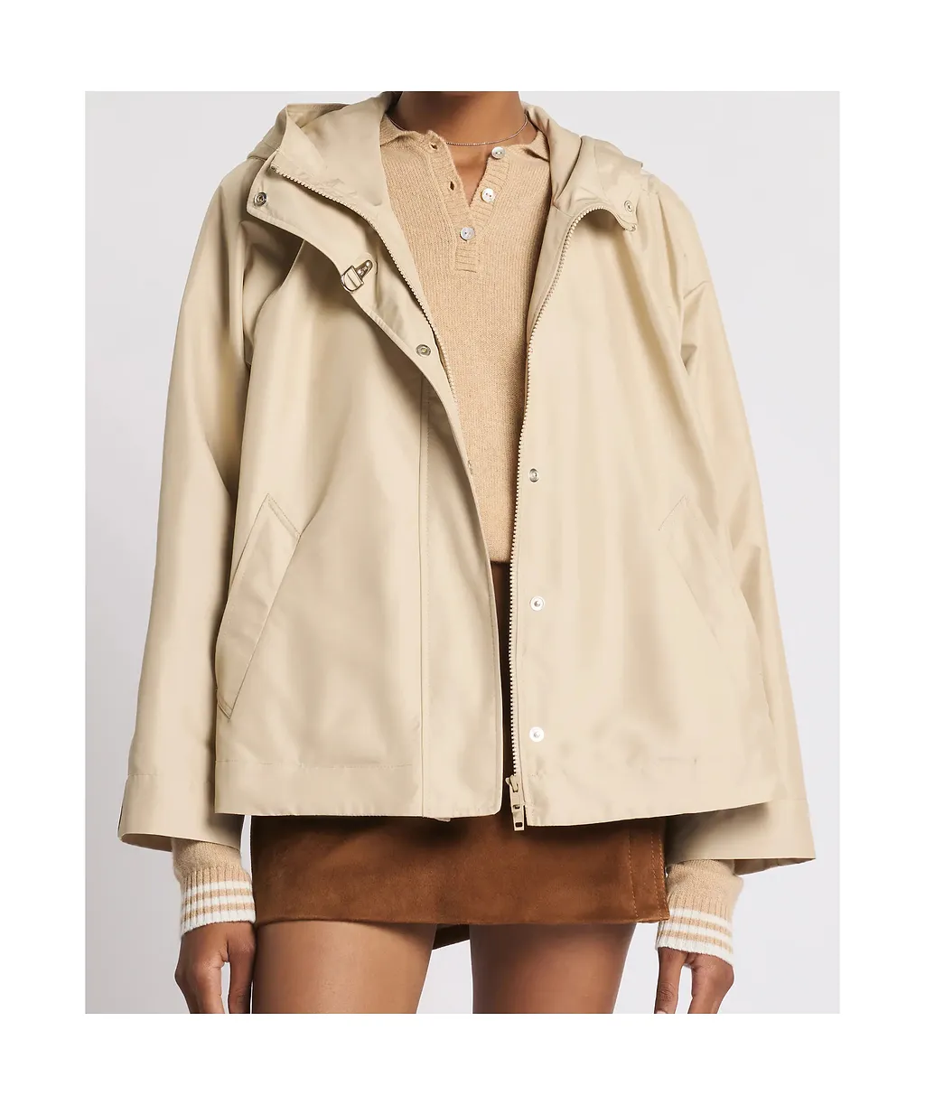 Fay Hooded Short Parka Jacket