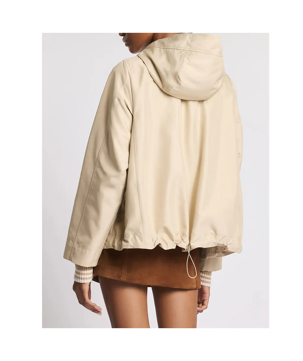 Fay Hooded Short Parka Jacket