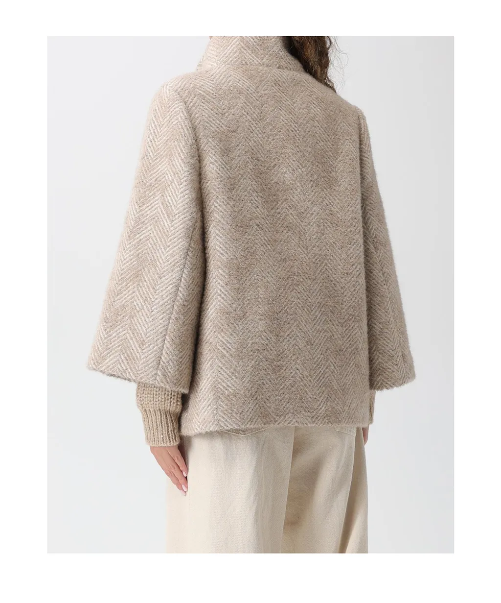 Fay Hook-Closure Cape Coat