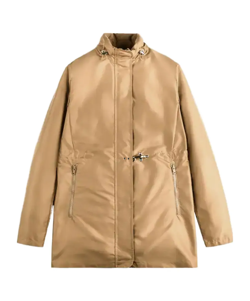 Fay Hook-Fastening Waterproof Jacket