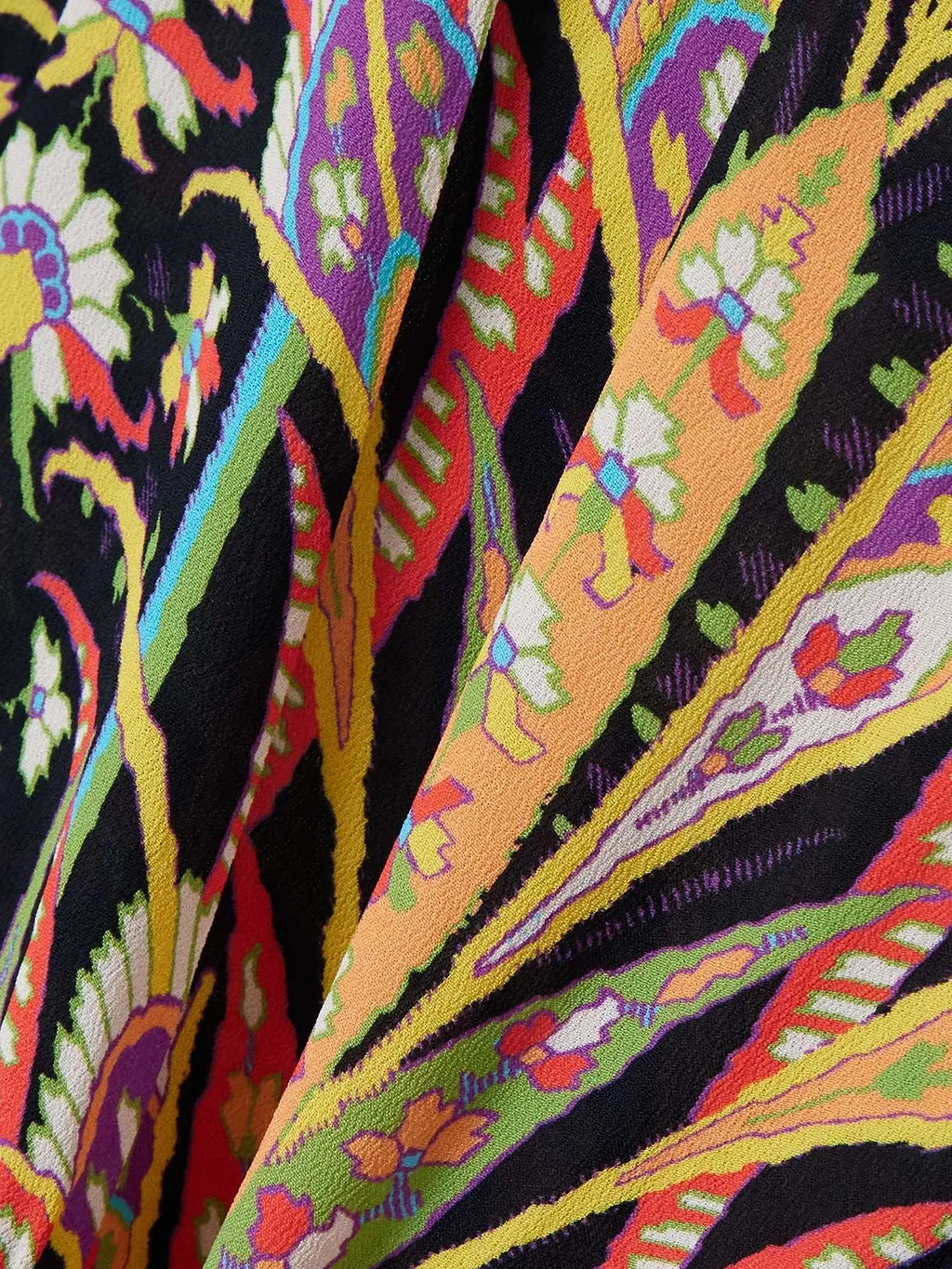 Abstract-Print Maxi Dress
