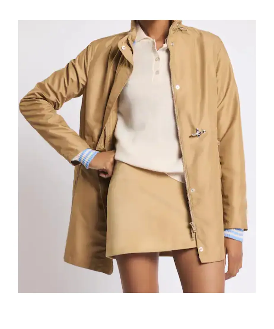 Fay Hook-Fastening Waterproof Jacket
