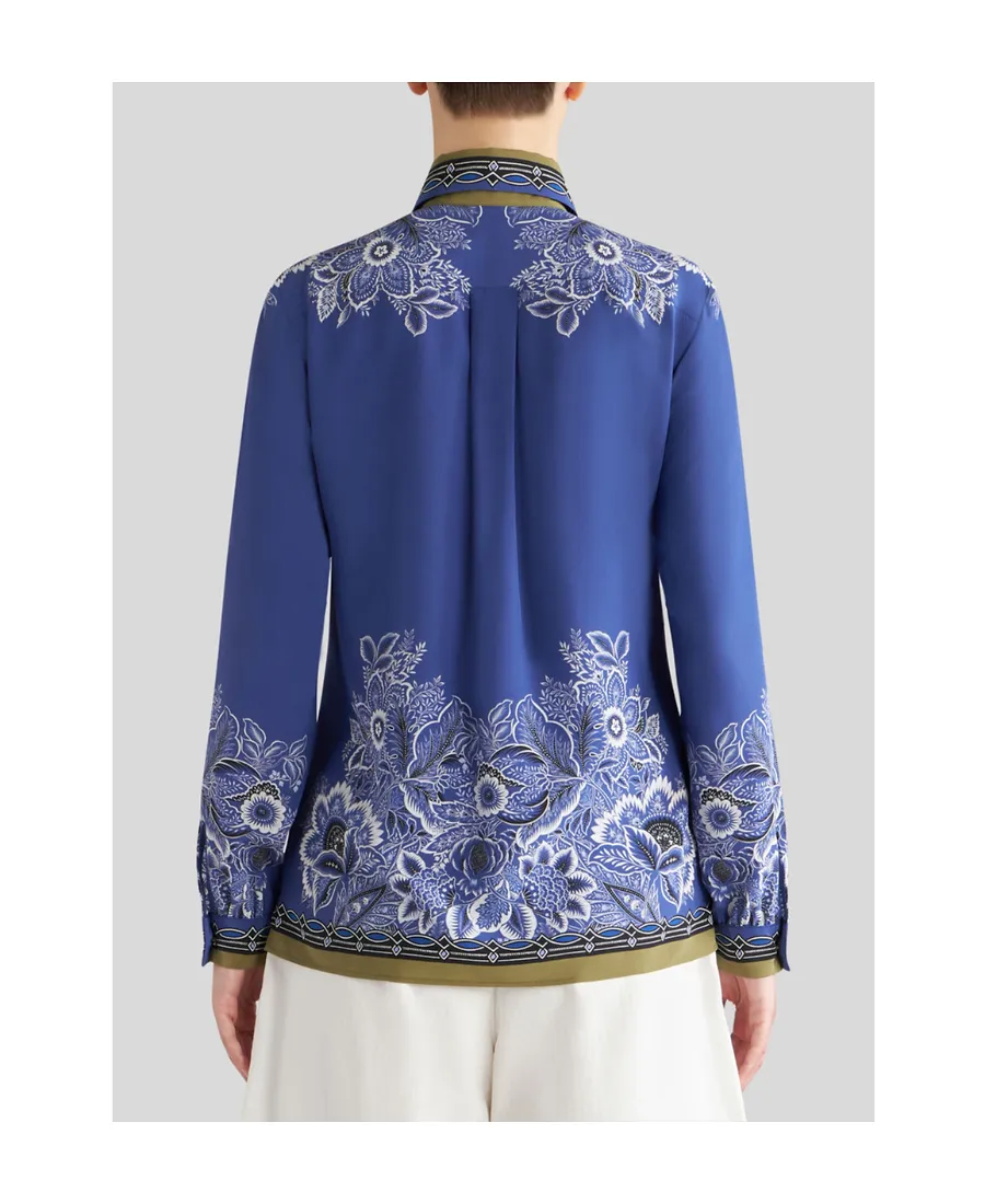 Etro Bandana Print Long-Sleeved Shirt