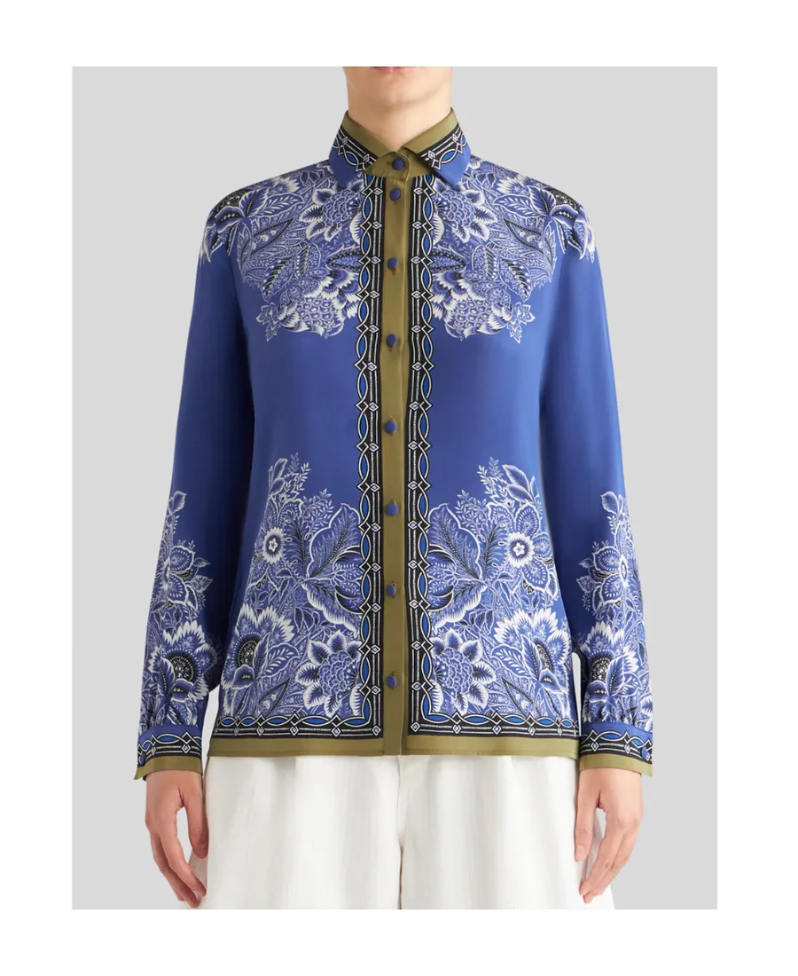 Etro Bandana Print Long-Sleeved Shirt