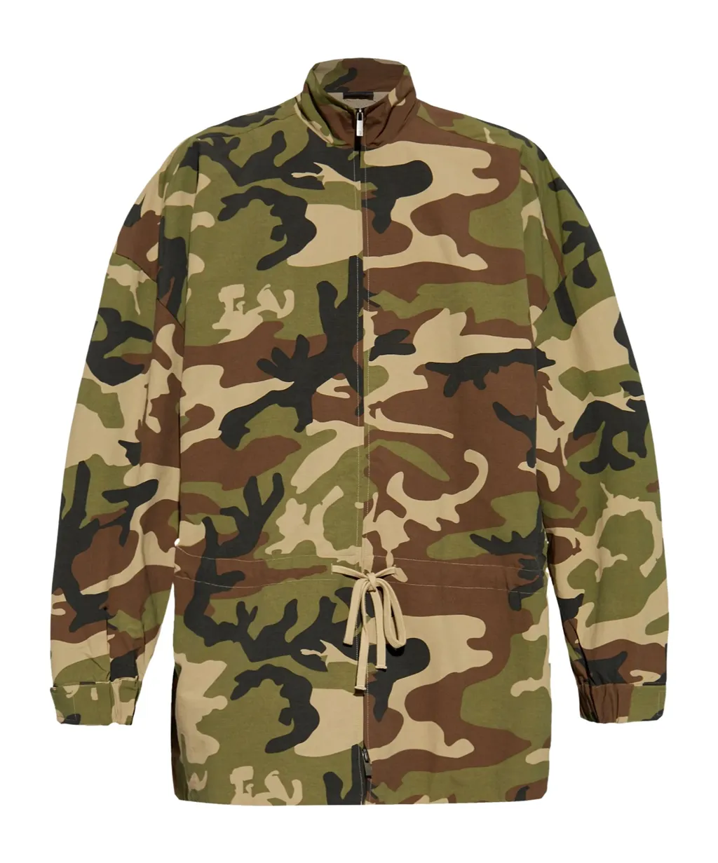 Fear Of God Essentials Camouflage Printed Jacket
