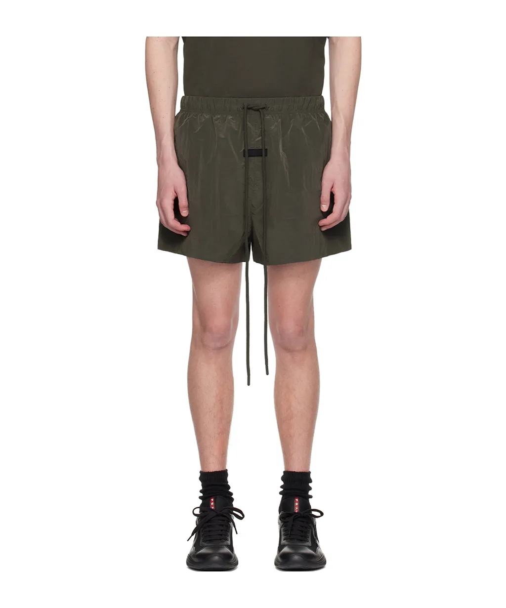 Drawstring Trimmed Shorts