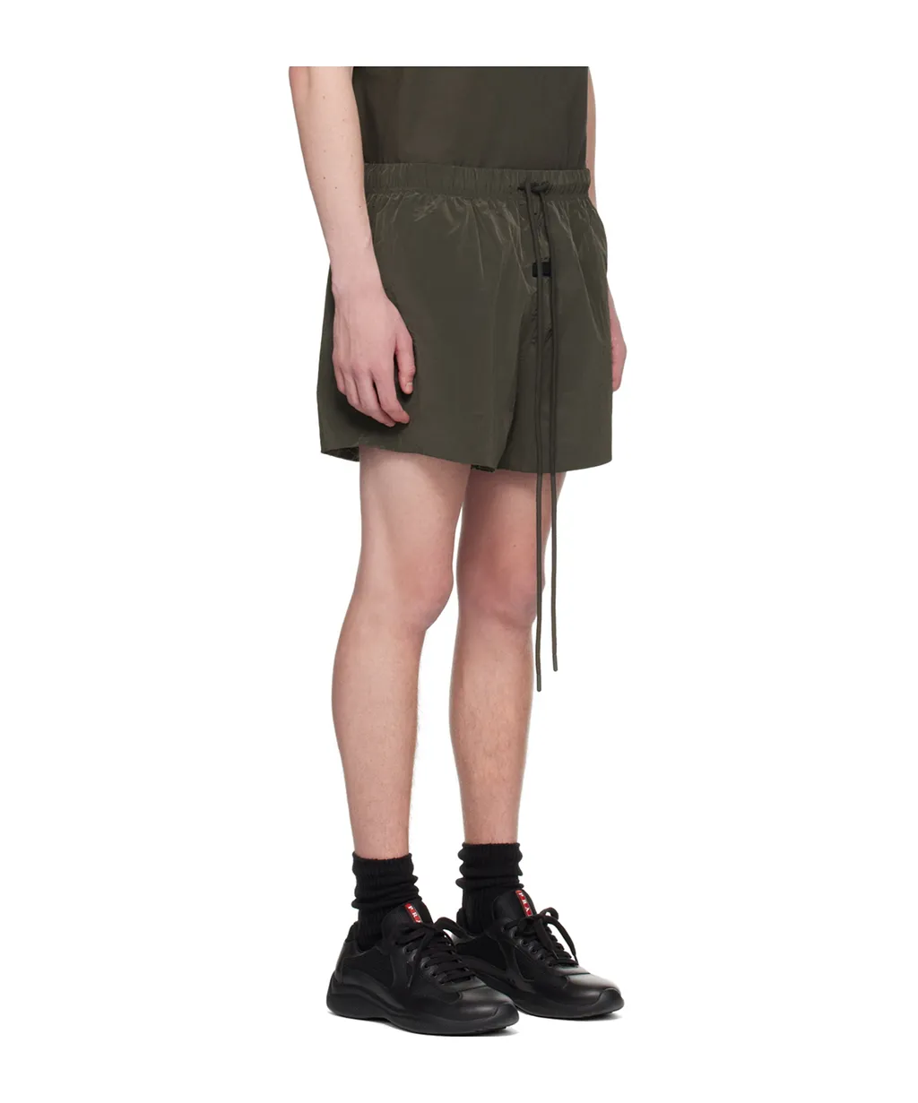 Drawstring Trimmed Shorts