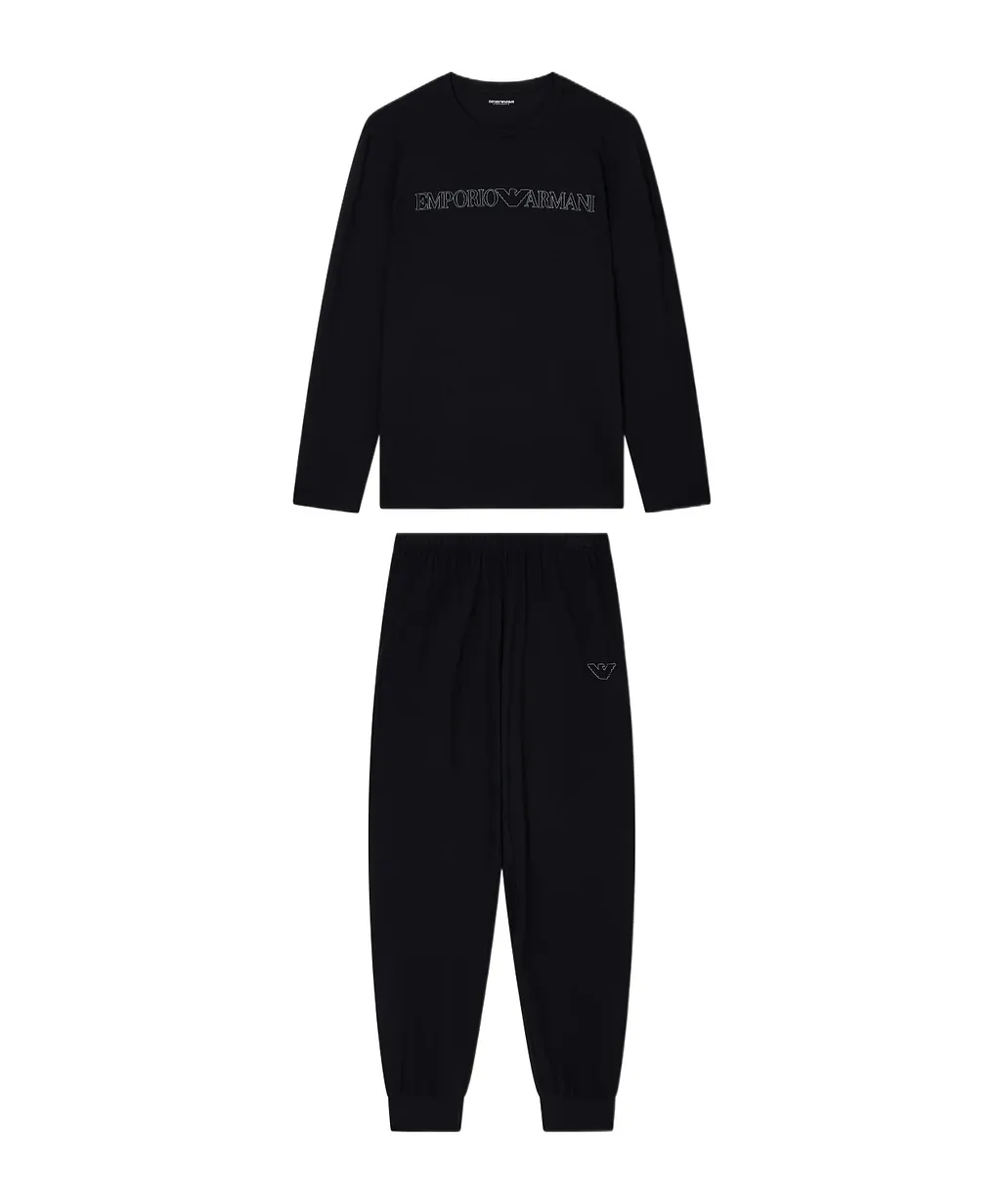 Logo-Detail Pyjama Set
