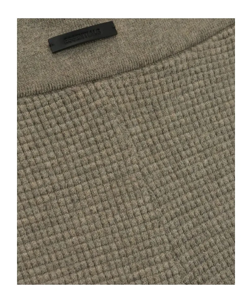 Fear Of God Essentials Logo Patch Ribbed Shorts