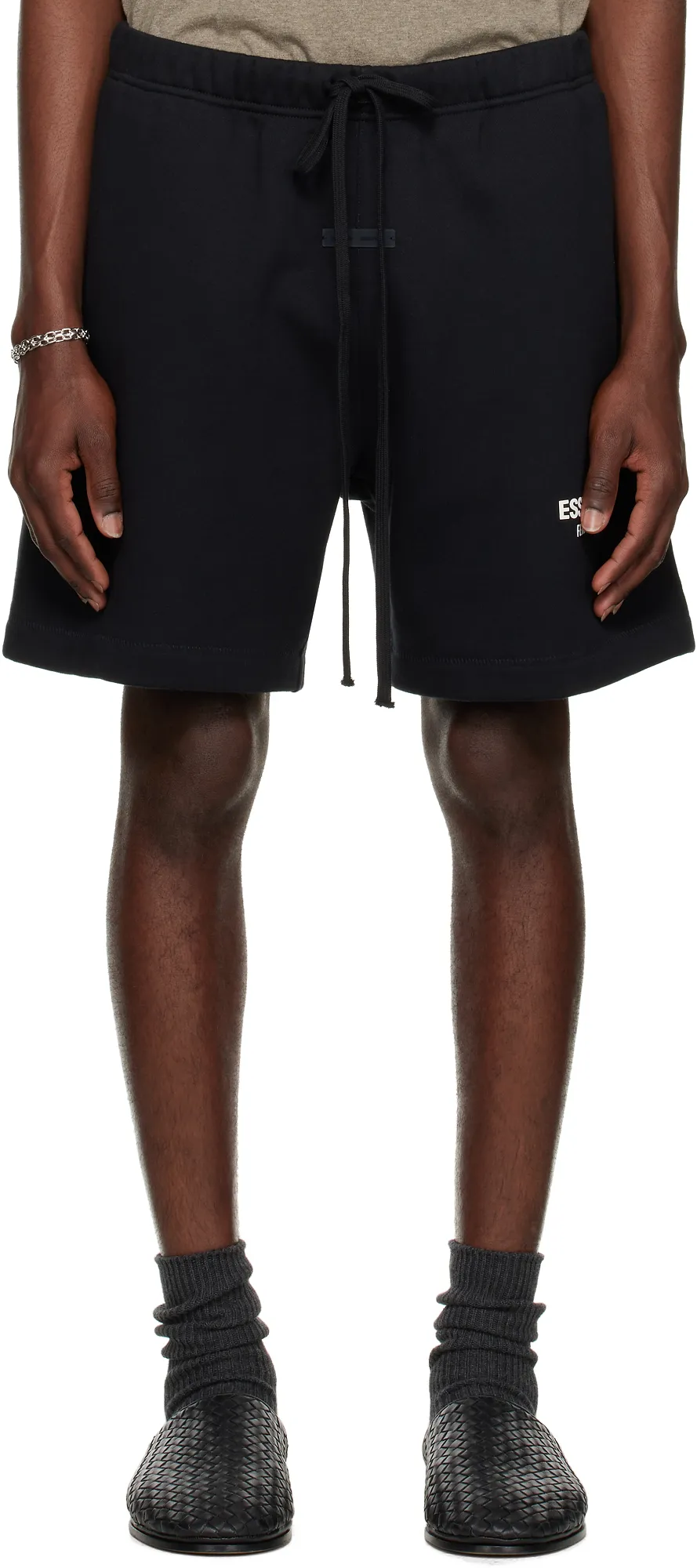 Fear Of God Essentials Logo-Printed Drawstring Shorts