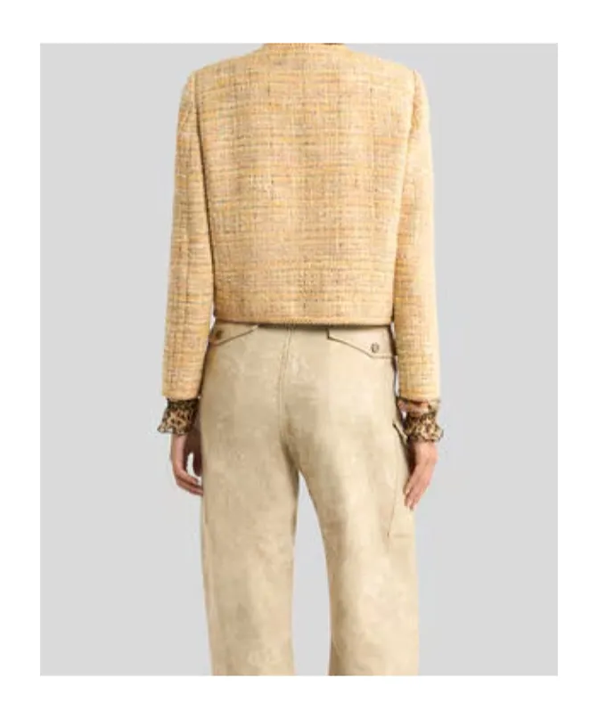Etro Crewneck Cropped Jacket