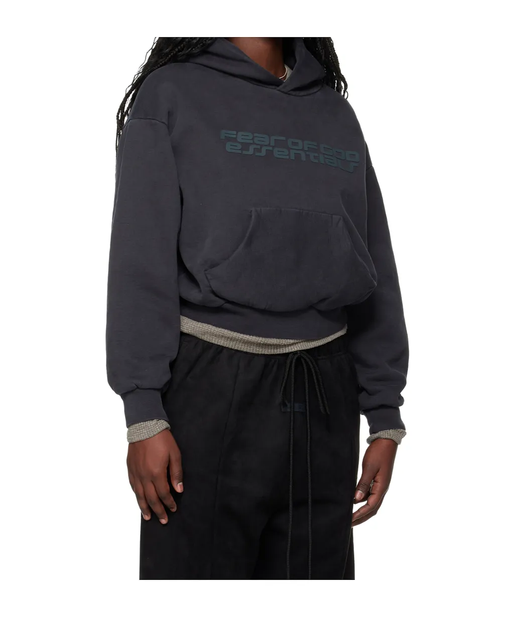 Fear Of God Essentials Logo Printed Classic Hoodie