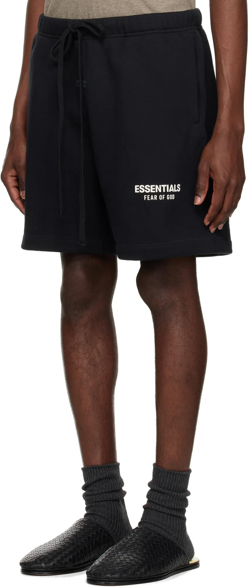 Fear Of God Essentials Logo-Printed Drawstring Shorts