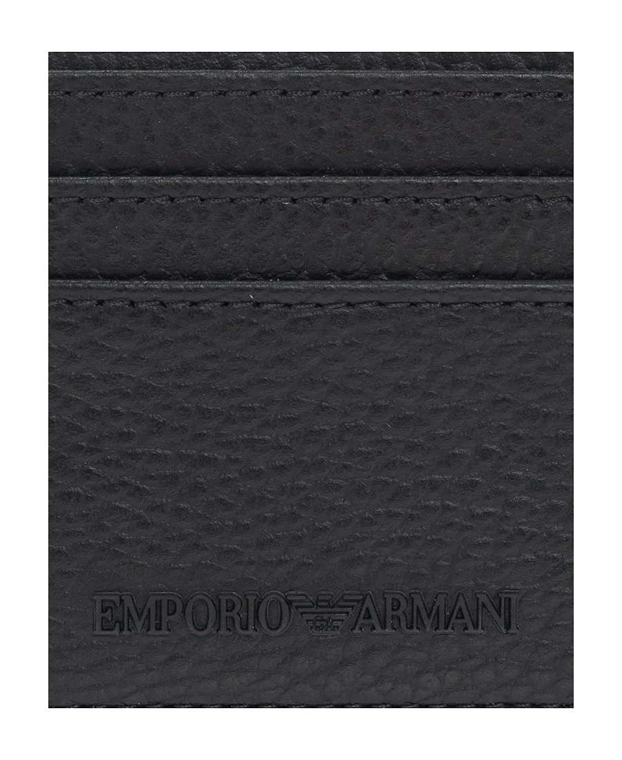 Logo-Lettering Leather Cardholder