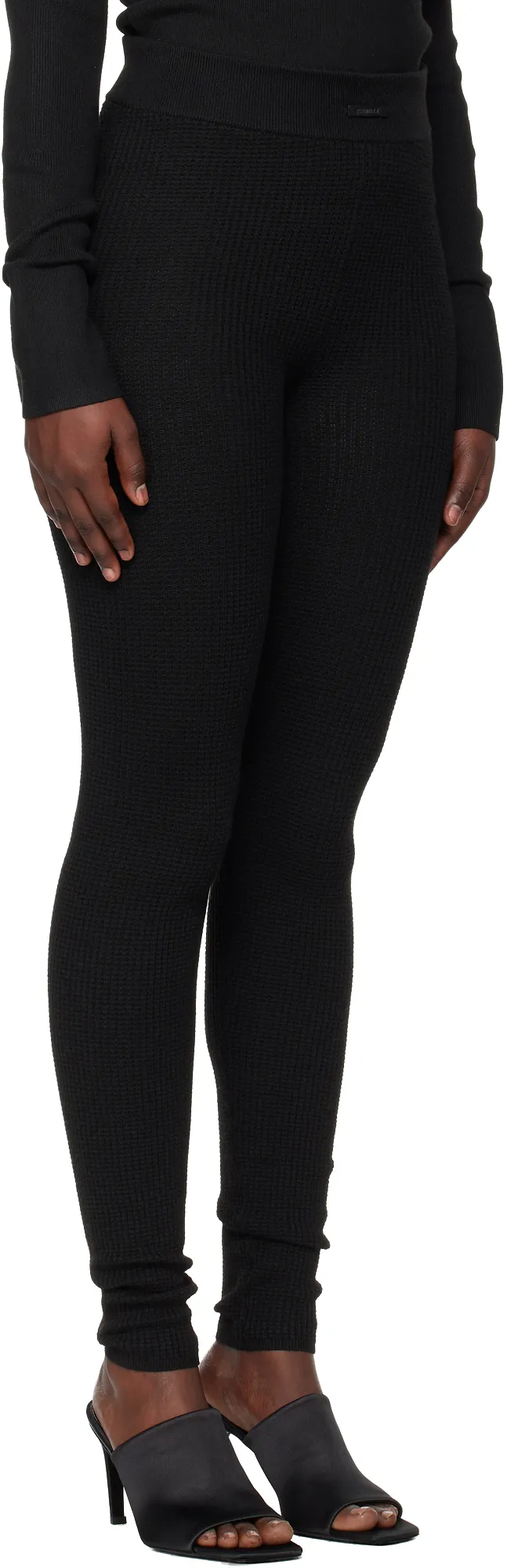 Fear Of God Essentials Skinny Cut Waffle Knit Leggings