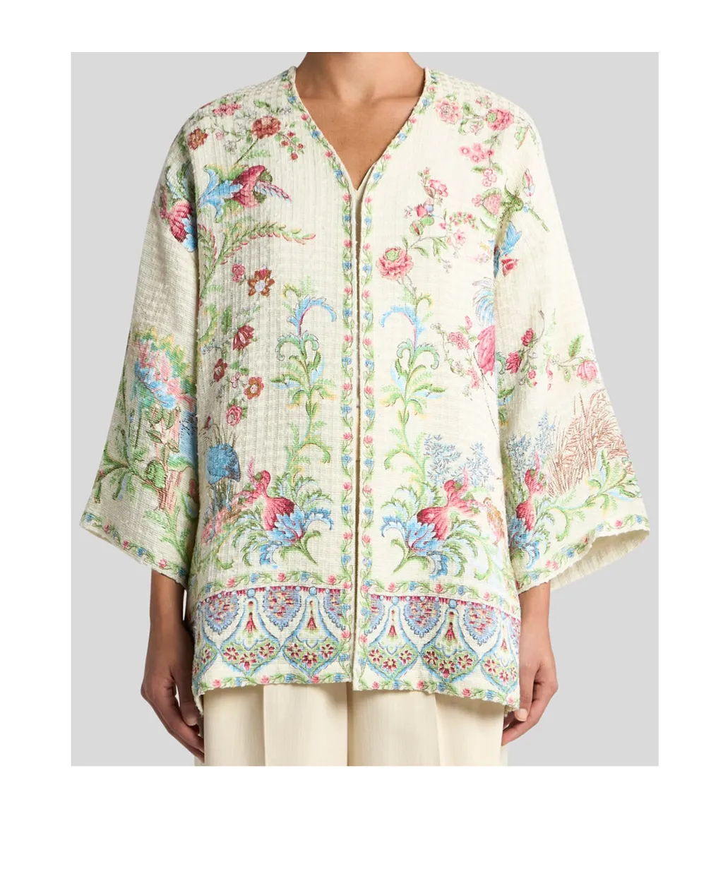 Etro Flora Basketweave Kesa