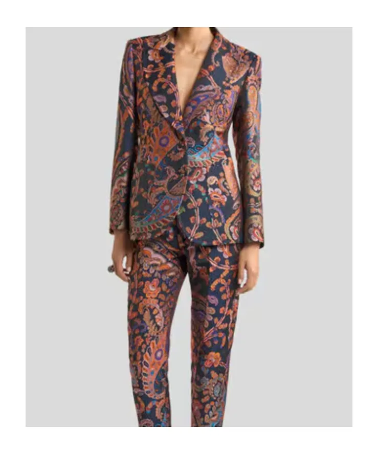 Etro Fitted Paisley Blazer