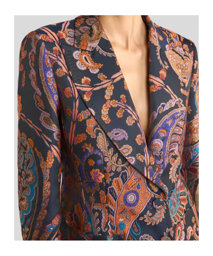 Etro Fitted Paisley Blazer