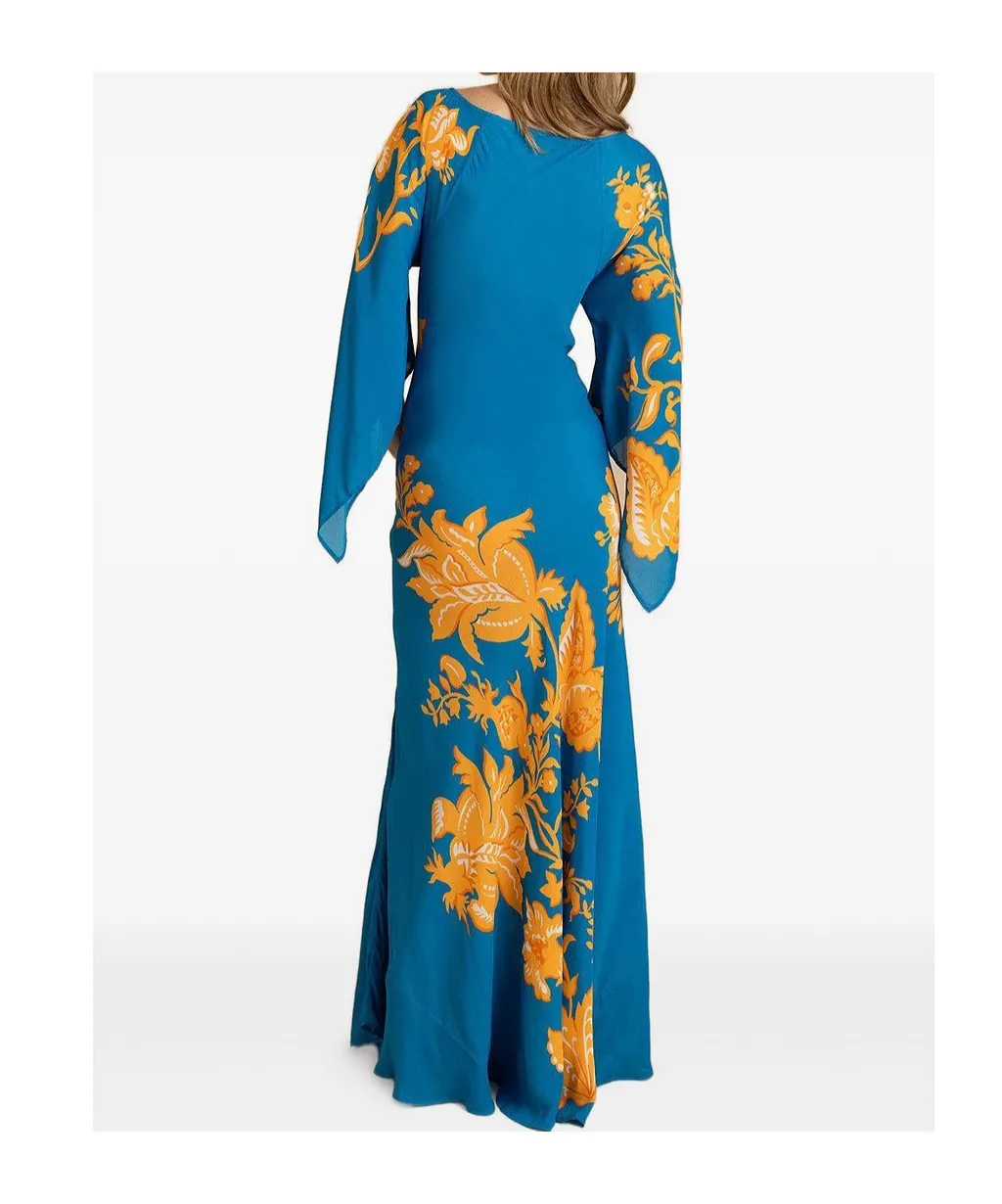 Etro Floral Paisley Maxi Dress