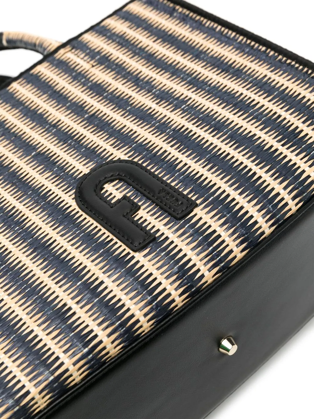 Furla Opportunity Logo Patch Small Shopper Bag