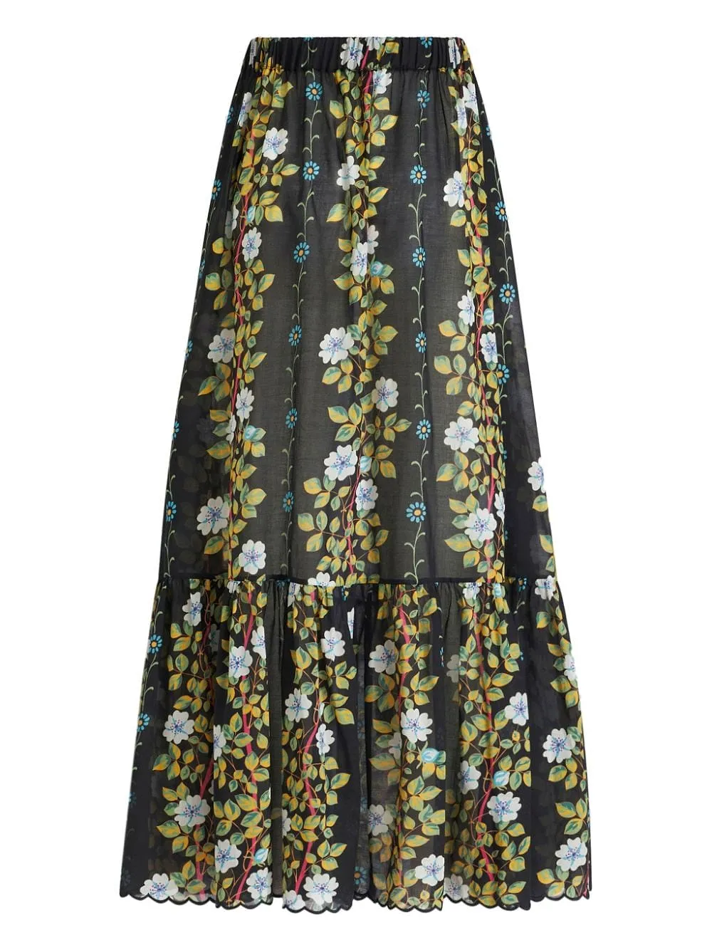 Etro Floral Printed Flared Midi Skirt