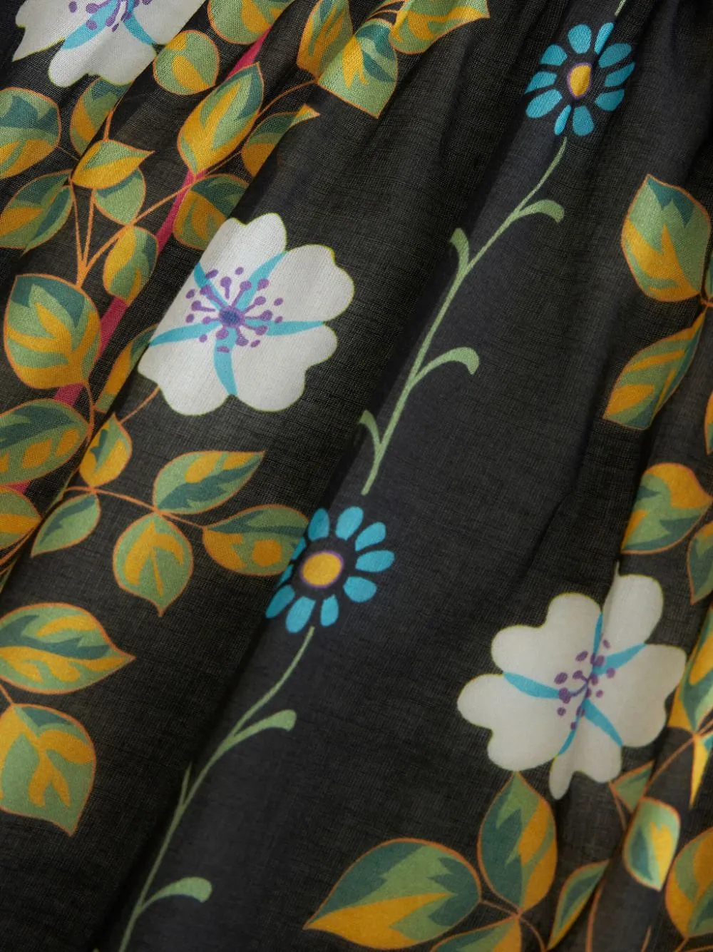Etro Floral Printed Flared Midi Skirt