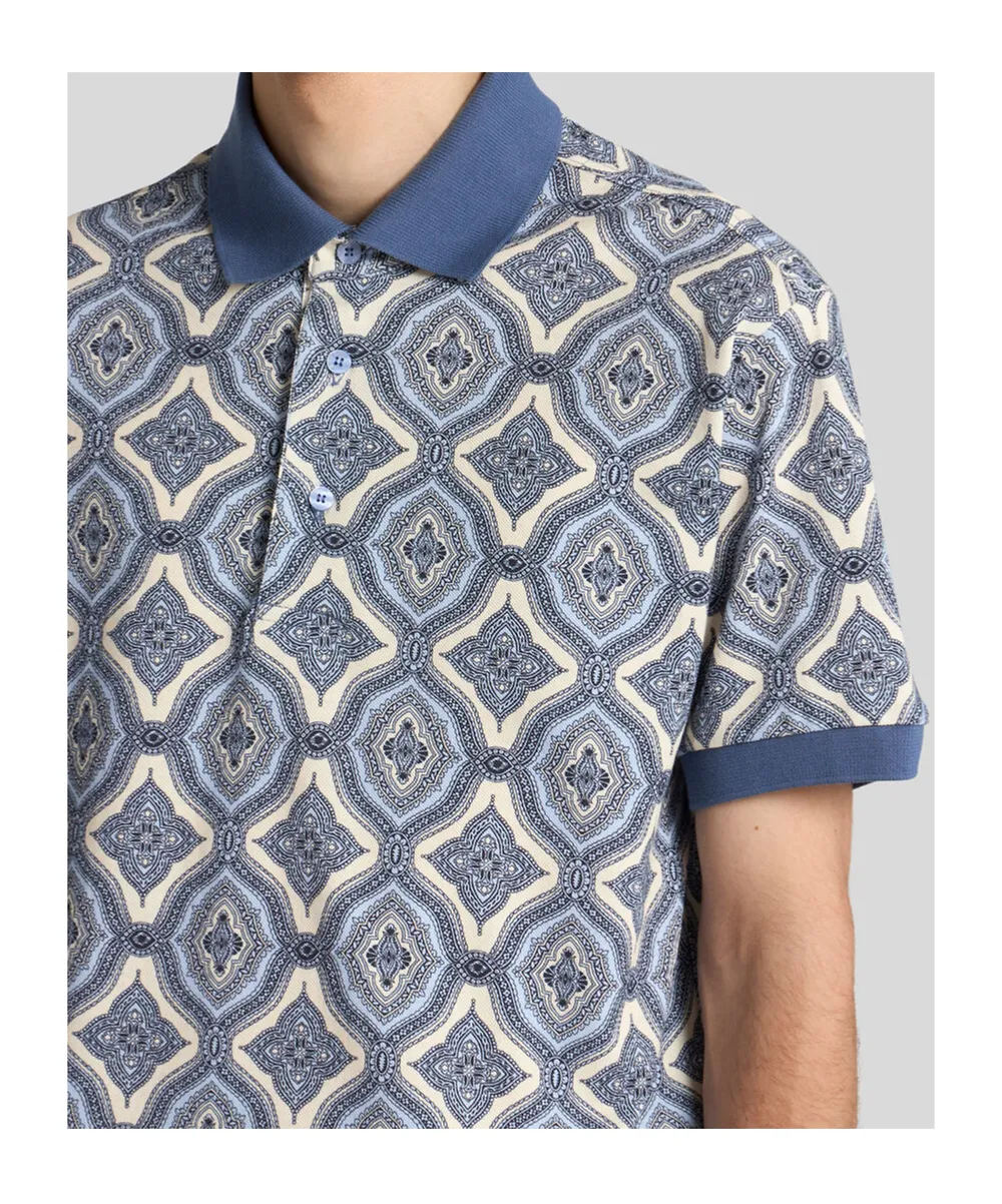 Etro Geometric Patterned Regular Fit Polo Shirt